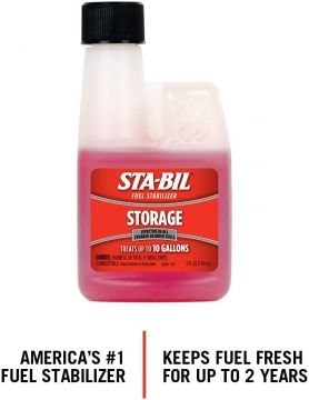 STA-BIL 22205 Storage Fuel Stabilizer Ethanol Blend 4oz Bottles (12 Pack)